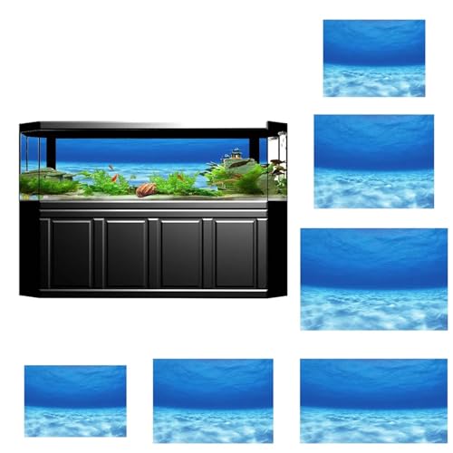GHHZML Aquarium RüCkwand 3D HD Bild Aquarium Aquarium Hintergrund Malerei Landschaft Aufkleber Poster Tank Unterwasser Ozean Hintergrund Aquarium Dekoration(122x46cm) von GHHZML