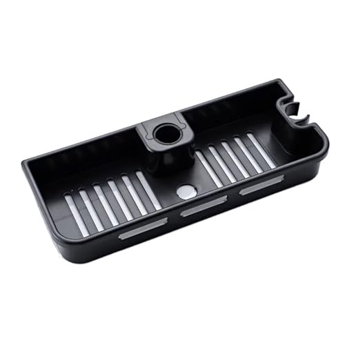GHHZML Duschablage Bad Dusche Lagerung Rack Organizer Kein Bohren Hebe Stange Dusche Kopf Halter Dusche Gel Shampoo Tablett Halter Pole Regale(Black B) von GHHZML
