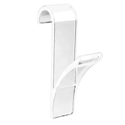 GHHZML Duschablage Küche Badezimmer Aufhänger Clips Lagerung Racks Weiß Klar Aufhänger Erhitzt Handtuch Heizkörper Schiene Kleidung Schal Aufhänger Haken Halter(Transparent 1 pcs) von GHHZML