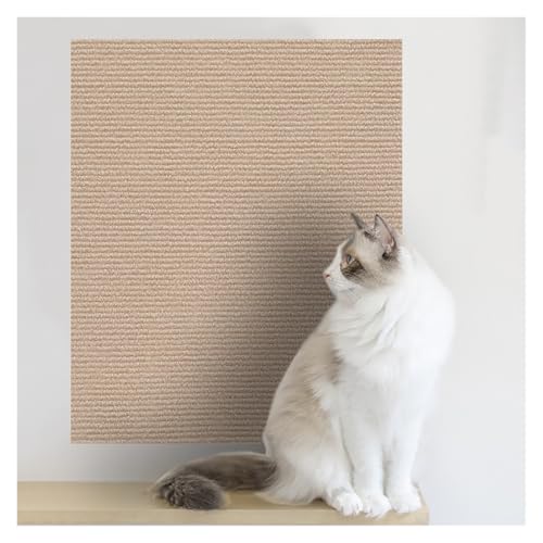 Kratzmatte Katze Katzenkratzmatte, Selbstklebender, zuschneidbarer Teppich, for Schutz von Sofamöbeln vor Kratzern(Yellow,30x60cm) von GHHZML
