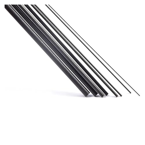 Stab Aus Kohlefaser 10 Stück Kohlefaserstäbe, 500 mm Länge und Durchmesser 0,5-7, rund, massiver Kohlefaserstab zur Befestigung Verstärkung(1.8x500mm 10pcs) von GHHZML