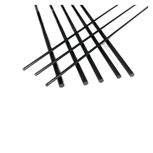 Stab Aus Kohlefaser 1000 MM langer Carbonfaser-Rundstab mit verschiedenen Durchmessern, hochfesten und leichten DIY-Verbundteilen(20mmx1000mm 1pcs) von GHHZML