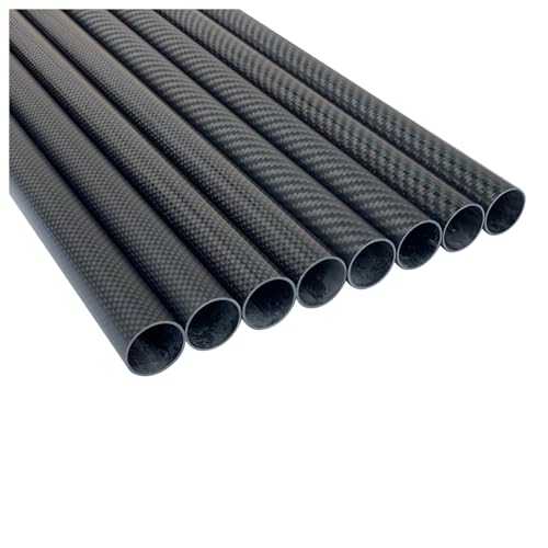 Stab Aus Kohlefaser 1Pcs 600mm Carbon Fiber Rohr Härte Verbund Material Matte Köperbindung(12x10x600mm 1pcs) von GHHZML