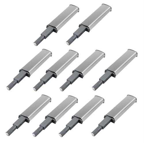 Türschnapper 10 Stück Schrankverschlüsse, Push-to-Open-Türverschlüsse, Edelstahl, Push-to-Open, versteckter Schrankgriff, Softcloser, Touch-Dämpfer, Schranktürschloss-Hardware Türschnapper 10 Stück Schrankverschlüsse, Push-to-Open-Türverschlüsse, Edelstahl, Push-to-Open, versteckter Schrankgriff, Softcloser, Touch-Dämpfer, Schranktürschloss-Hardware von GHHZML