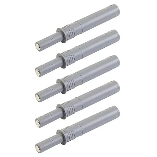 Türschnapper 5 Stücke Küchenschrank Fänge Magnetischer Türstopper Schubladenschließer Weicher Leiser Dämpfer Puffer Push-To-Open-System Möbelbeschläge(Gray-short) von GHHZML