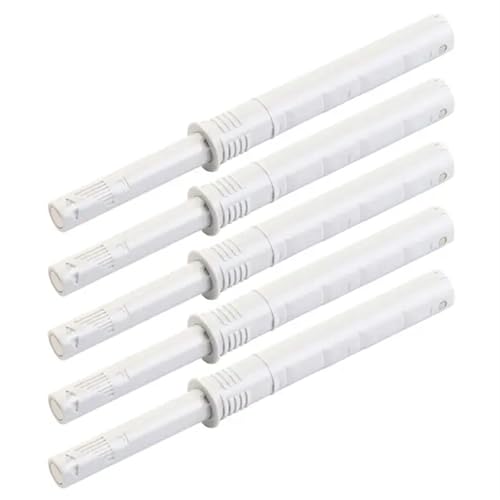 Türschnapper 5 Stücke Küchenschrank Fänge Magnetischer Türstopper Schubladenschließer Weicher Leiser Dämpfer Puffer Push-To-Open-System Möbelbeschläge(White-long) von GHHZML