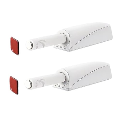 Türschnapper 8 Stück Magnetverschluss for Aufdrücken for Küchenmöbel, Schranktürverschluss, herausspringender Magnet, Schranktürriegel(White) von GHHZML