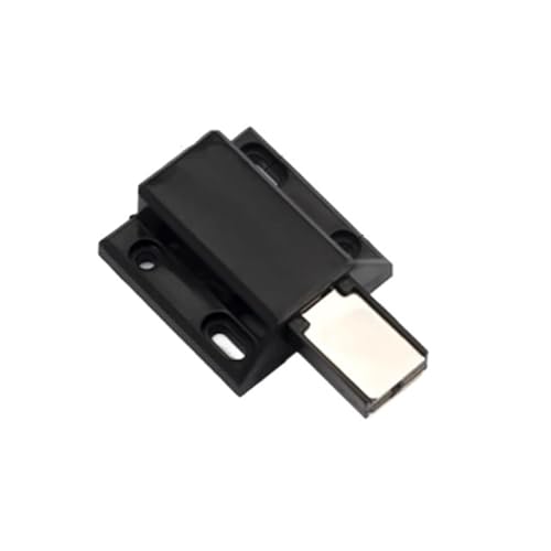 Türschnapper 8 Stück zurückprallender magnetischer Schubladenriegel, Türschließer, for Öffnen drücken, Magnet, Schranktürverschluss, Schrankverschlüsse, Türstopper, Möbelknöpfe(Black) von GHHZML