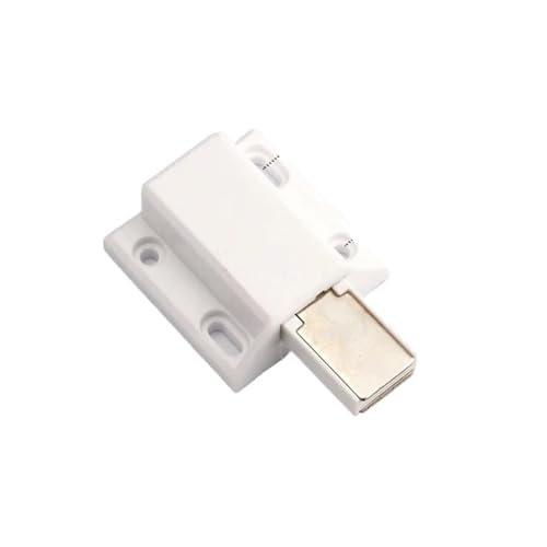 Türschnapper 8 Stück zurückprallender magnetischer Schubladenriegel, Türschließer, for Öffnen drücken, Magnet, Schranktürverschluss, Schrankverschlüsse, Türstopper, Möbelknöpfe(White) von GHHZML