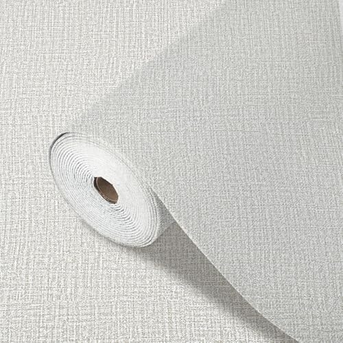 GHIBFBT Selbstklebend Tapete, Wasserdicht Feuchtigkeitsbeständige Unifarben Wandaufkleber, Unifarben Wandaufkleber für Wand Tür Möbel Küche (Grau|50x1000cm) von GHIBFBT