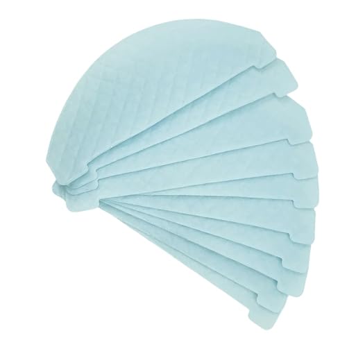 GHJ567RE Kunststoff Und Mikrofaser Mopp Halterung Mopp Pads Ersatz Ersatz Teile for cecotec for Conga 5290 for Ultra Staubsauger Teile(10xOne-time mop) von GHJ567RE