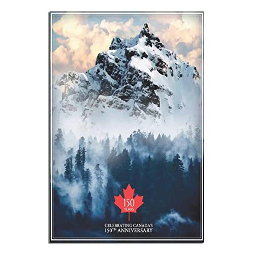 Canada Mountain Vintage Reiseposter Gemälde Poster Schlafzimmer Deko von GHJGH