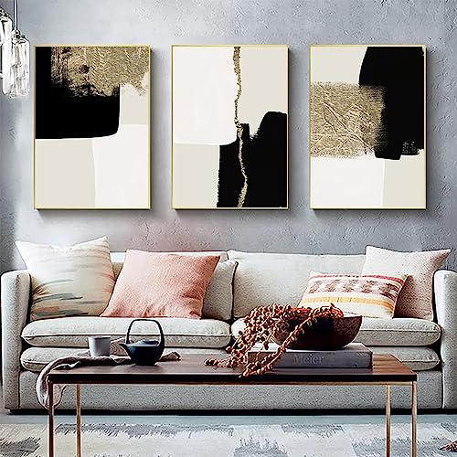 GHJKL Moderne Bilder Boho DekoWanddeko für Wohnzimmer Schlafzimmer, Abstraktes Premium Poster Set - Ohne Rahmen (Abstract-50X70cmX3pcs)… von GHJKL