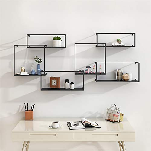 GHJKLZNMRU Wandregale Kreative DIY Wandkunst Schlafzimmer Wohnzimmer Badezimmer und Küche Multifunktional mit vollem Zubehör GHJKLZNMRU Wandregale Kreative DIY Wandkunst Schlafzimmer Wohnzimmer Badezimmer und Küche Multifunktional mit vollem Zubehör von GHJKLZNMRU