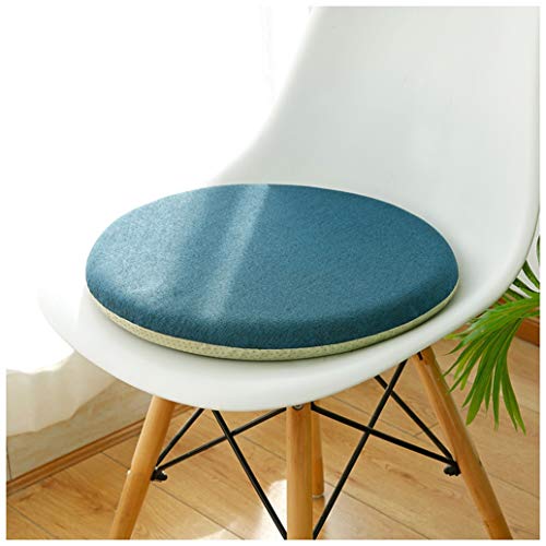 GHJL Sitzkissen Filz Rund Stuhlkissen Sitzauflage Gepolstert - Ø 33cm/40cm - Memory Foam Sitzkissen Für Drinnen Und Draußen,Deko Für Jeden Stuhl Im Wohnzimmer Oder Esszimmer von GHJL