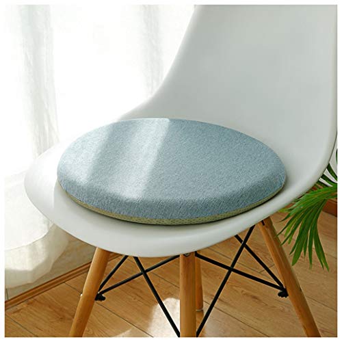 GHJL Sitzkissen Filz Rund Stuhlkissen Sitzauflage Gepolstert - Ø 33cm/40cm - Memory Foam Sitzkissen Für Drinnen Und Draußen,Deko Für Jeden Stuhl Im Wohnzimmer Oder Esszimmer von GHJL