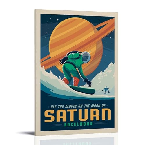 GHJOPAF Enceladus of Saturn Vintage-Poster, Leinwandbild, Wandkunst, Bild, Heimdekoration, Druck für Schlafzimmer, Wohnzimmer, 50 x 75 cm, Rahmenstil GHJOPAF Enceladus of Saturn Vintage-Poster, Leinwandbild, Wandkunst, Bild, Heimdekoration, Druck für Schlafzimmer, Wohnzimmer, 50 x 75 cm, Rahmenstil von GHJOPAF
