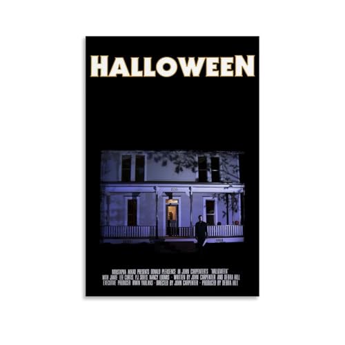GHJOPAF Halloween-Horror-Vintage-Film-Poster, Leinwand, Gemälde, Wandkunst, Bild, Heimdekoration, Druck für Schlafzimmer, Wohnzimmer, 30 x 45 cm, ungerahmter Stil GHJOPAF Halloween-Horror-Vintage-Film-Poster, Leinwand, Gemälde, Wandkunst, Bild, Heimdekoration, Druck für Schlafzimmer, Wohnzimmer, 30 x 45 cm, ungerahmter Stil von GHJOPAF