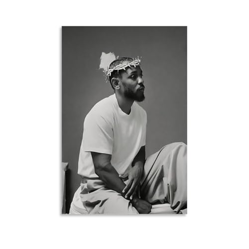 GHJOPAF Kendrick Lamar Rapper Poster auf Leinwand, Gemälde, Wandkunst, Bild, Heimdekoration, Druck für Schlafzimmer, Wohnzimmer, 40 x 60 cm, ungerahmter Stil GHJOPAF Kendrick Lamar Rapper Poster auf Leinwand, Gemälde, Wandkunst, Bild, Heimdekoration, Druck für Schlafzimmer, Wohnzimmer, 40 x 60 cm, ungerahmter Stil von GHJOPAF