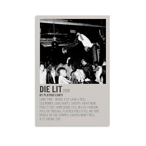 GHJOPAF Playboi Carti Rapper Poster auf Leinwand, Gemälde, Wandkunst, Bild, Heimdekoration, Druck für Schlafzimmer, Wohnzimmer, 40 x 60 cm, ungerahmter Stil GHJOPAF Playboi Carti Rapper Poster auf Leinwand, Gemälde, Wandkunst, Bild, Heimdekoration, Druck für Schlafzimmer, Wohnzimmer, 40 x 60 cm, ungerahmter Stil von GHJOPAF