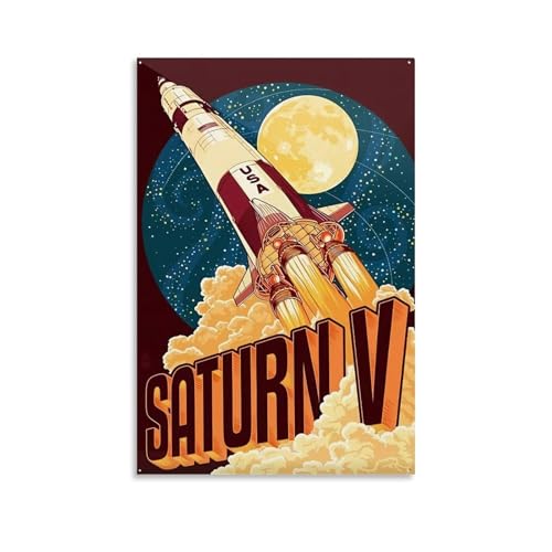 GHJOPAF Saturn Reiseposter auf Leinwand, Vintage-Poster, Wandkunst, Bild, Heimdekoration, Druck für Schlafzimmer, Wohnzimmer, 30 x 45 cm, ungerahmter Stil GHJOPAF Saturn Reiseposter auf Leinwand, Vintage-Poster, Wandkunst, Bild, Heimdekoration, Druck für Schlafzimmer, Wohnzimmer, 30 x 45 cm, ungerahmter Stil von GHJOPAF