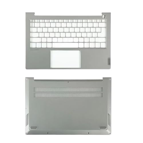 13S G2 ITL Laptop -Ersatzteile LCD -Rückdeckabdeckungsscharniere Palmrest Bottom Case A B C D Shell kompatibel mit verschiedenen Modellen(Silver Grey CD Cover) von GHJtRs