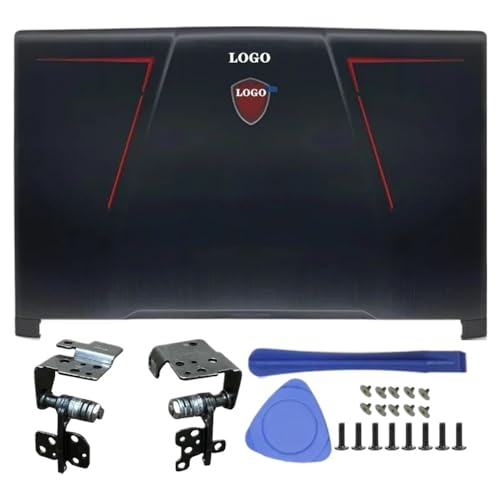 Ersatz-Laptop-Frame-Fall mit GE73 GE73VR 7RF MS-17C1 MS-17C3 MS-17C5 Models LCD-Rückrahmen vor dem Frontrahmen und Scharniere kompatibel(A Hinges 1) von GHJtRs