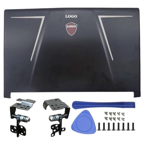 Ersatz-Laptop-Frame-Fall mit GE73 GE73VR 7RF MS-17C1 MS-17C3 MS-17C5 Models LCD-Rückrahmen vor dem Frontrahmen und Scharniere kompatibel(A Hinges 2) von GHJtRs