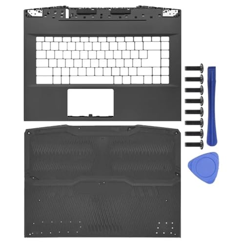 Ersatzrahmen Hülle LCD -Rückzugabdeckung Palmrest und Bottom Case Cover kompatibel mit Streik GE67 GE67HX MS1545 Laptop(CD Cover) von GHJtRs
