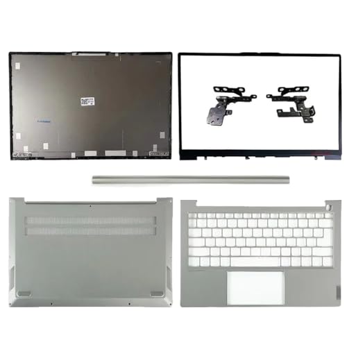 GHJtRs 13S G2 ITL Laptop -Ersatzteile LCD -Rückdeckabdeckungsscharniere Palmrest Bottom Case A B C D Shell kompatibel mit verschiedenen Modellen(Silver Grey ABCDHH) von GHJtRs