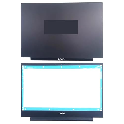 GHJtRs ErsatzlCD-Rückzugabdeckung vordere Lünette Palmrest Bottom Case kompatibel mit Victus 9 16-R 16-S TPN-C169 TPN-C170 Laptop-Modelle(AB Cover) von GHJtRs