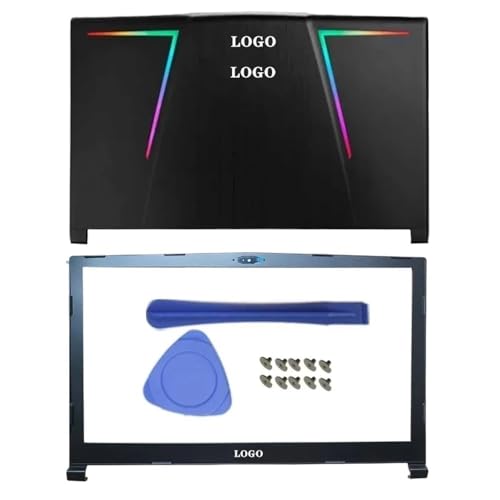 GHJtRs Kompatibler Lampenschlitz Kompatibel mit GE63 GE63VR-7RT 7RE MS-16P1 MS-16P5 Laptop LCD-Rückzugsabdeckungsscharniere Palst Bottom Case(AB Cover) von GHJtRs