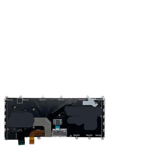 GHJtRs LAS Latin SP Spanische Tastatur kompatibel mit X380 S1 260 370 3rd 4th Laptop Modell 01AV726 01EN396 00PA134 01AV719 01EN389(LAS Silver BL 370) von GHJtRs