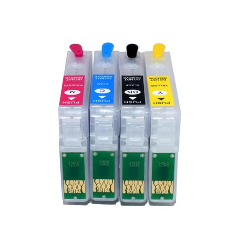 GHJtRs Refill Ink Cartridge T1251 T1252 T1253 T1254 Compatible with WorkForce 325 323 320 520 Stylus NX125 NX230 NX625 NX530 NX130 NX127 NX420 GHJtRs Refill Ink Cartridge T1251 T1252 T1253 T1254 Compatible with WorkForce 325 323 320 520 Stylus NX125 NX230 NX625 NX530 NX130 NX127 NX420 von GHJtRs