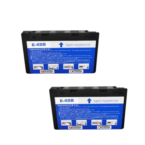 GHJtRs Tintenpatrone ICCL45 CL45 E-45B E-45B, kompatibel mit Druckern PM200, PM225, PM240, PM260, PM290, PM300, E840, E850, 370 W, 2 Stück GHJtRs Tintenpatrone ICCL45 CL45 E-45B E-45B, kompatibel mit Druckern PM200, PM225, PM240, PM260, PM290, PM300, E840, E850, 370 W, 2 Stück von GHJtRs