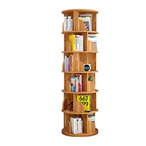Bücherregal, drehbar, vom Boden bis zur Decke, um 360 Grad drehbar, Aufbewahrungsregal für Kinder-/Babybilderbücher, einfaches kleines Bücherregal für zu Hause (Farbe: Braun, Größe: 40 x 191 Bücherregal, drehbar, vom Boden bis zur Decke, um 360 Grad drehbar, Aufbewahrungsregal für Kinder-/Babybilderbücher, einfaches kleines Bücherregal für zu Hause (Farbe: Braun, Größe: 40 x 191 von GHKFEJGDEN