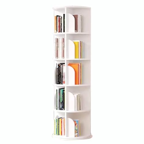 Drehbares Bücherregal mit 2/3/4/5/6 Ebenen, 360° drehbares Bücherregal, Ausstellungsregal, Lagerregal, bodenstehende Bücherregale für Schlafzimmer, Wohnzimmer, Arbeitszimmer, Büro (Größe: 43 Drehbares Bücherregal mit 2/3/4/5/6 Ebenen, 360° drehbares Bücherregal, Ausstellungsregal, Lagerregal, bodenstehende Bücherregale für Schlafzimmer, Wohnzimmer, Arbeitszimmer, Büro (Größe: 43 von GHKFEJGDEN