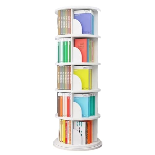 Drehbares Bücherregal mit 2/3/4/5/6 Ebenen, drehbarer Bücherregalturm für Eckbücherregale für Studenten – bodenstehende Bücherregale, Aufbewahrungs-Organizer, Schrankregal für Wohnzimmer, He Drehbares Bücherregal mit 2/3/4/5/6 Ebenen, drehbarer Bücherregalturm für Eckbücherregale für Studenten – bodenstehende Bücherregale, Aufbewahrungs-Organizer, Schrankregal für Wohnzimmer, He von GHKFEJGDEN