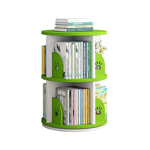 GHKFEJGDEN 4-lagiges drehbares Bücherregal, rundes Bücherregal aus hochdichter Platte, Bücherregal für Kinder, kreatives Bärentatzenmuster, Schallwand-Bücherregal GHKFEJGDEN 4-lagiges drehbares Bücherregal, rundes Bücherregal aus hochdichter Platte, Bücherregal für Kinder, kreatives Bärentatzenmuster, Schallwand-Bücherregal von GHKFEJGDEN