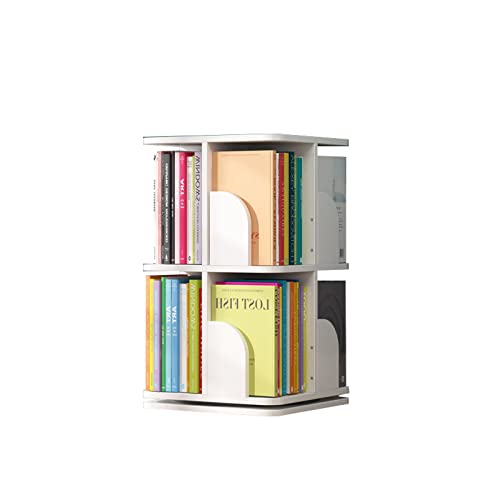 GHKFEJGDEN Bücherregal, vom Boden bis zur Decke reichendes, drehbares Bücherregal, mobiles Bücherregal für Kinder, Bücherregal für Studenten, Mini-Bücherregal (Farbe: Weiß, Größe: 40 x 69 cm) GHKFEJGDEN Bücherregal, vom Boden bis zur Decke reichendes, drehbares Bücherregal, mobiles Bücherregal für Kinder, Bücherregal für Studenten, Mini-Bücherregal (Farbe: Weiß, Größe: 40 x 69 cm) von GHKFEJGDEN