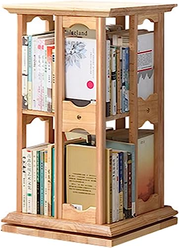 GHKFEJGDEN Bücherregal Bücherregale 360 ° Drehbares Bücherregal,80cm/31.5in Doppelschichtiges Bücherregal,Kleines Eckbücherregal Für Kleine Räume FANJIANI GHKFEJGDEN Bücherregal Bücherregale 360 ° Drehbares Bücherregal,80cm/31.5in Doppelschichtiges Bücherregal,Kleines Eckbücherregal Für Kleine Räume FANJIANI von GHKFEJGDEN
