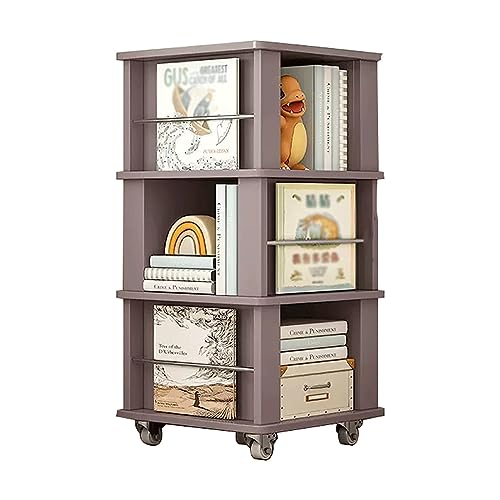 GHKFEJGDEN Bücherregal Mitteldichte Faserplatte Drehbares Bücherregal 3/4/5 Ebenen Vertikales Bücherregal 360° drehbares Präsentationsregal Bücherregal GHKFEJGDEN Bücherregal Mitteldichte Faserplatte Drehbares Bücherregal 3/4/5 Ebenen Vertikales Bücherregal 360° drehbares Präsentationsregal Bücherregal von GHKFEJGDEN