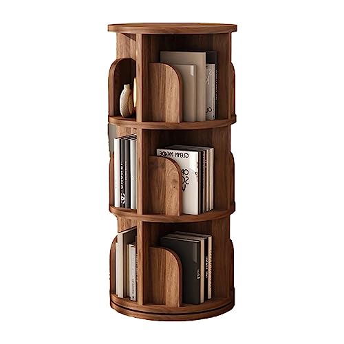 GHKFEJGDEN Bücherregal aus massivem Holz, höhenverstellbar, drehbar, mehrschichtiges Lagerregal, Bücherregal, 360 ° -Display, Boden-Bücherregal GHKFEJGDEN Bücherregal aus massivem Holz, höhenverstellbar, drehbar, mehrschichtiges Lagerregal, Bücherregal, 360 ° -Display, Boden-Bücherregal von GHKFEJGDEN