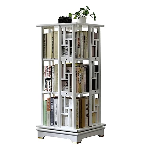 GHKFEJGDEN Bücherregale 3-stufiges Standbücherregal 360° drehbares Bücherregal Großraum-Aufbewahrungsregal Eckbücherregal für Zuhause Organizer perfekte Möbel GHKFEJGDEN Bücherregale 3-stufiges Standbücherregal 360° drehbares Bücherregal Großraum-Aufbewahrungsregal Eckbücherregal für Zuhause Organizer perfekte Möbel von GHKFEJGDEN