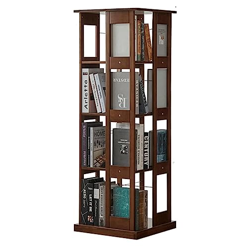 GHKFEJGDEN Bücherregale 360 ° drehbares Bücherregal, mehrschichtiges stehendes Bücherregal aus Holz mit unsichtbaren Universalrädern, rollendes Bücherregal, Bücherregal für Zuhause, perfekte Möbel GHKFEJGDEN Bücherregale 360 ° drehbares Bücherregal, mehrschichtiges stehendes Bücherregal aus Holz mit unsichtbaren Universalrädern, rollendes Bücherregal, Bücherregal für Zuhause, perfekte Möbel von GHKFEJGDEN