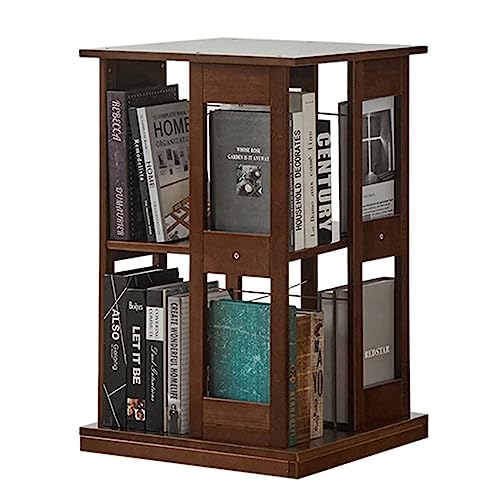 GHKFEJGDEN Bücherregale 360 ° drehbares Bücherregal, mehrschichtiges stehendes Bücherregal aus Holz mit unsichtbaren Universalrädern, rollendes Bücherregal, Bücherregal für Zuhause, perfekte Möbel GHKFEJGDEN Bücherregale 360 ° drehbares Bücherregal, mehrschichtiges stehendes Bücherregal aus Holz mit unsichtbaren Universalrädern, rollendes Bücherregal, Bücherregal für Zuhause, perfekte Möbel von GHKFEJGDEN