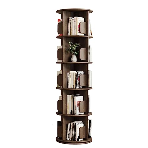 GHKFEJGDEN Bücherregale 360° drehbares Bücherregal aus Holz, stehendes Bücherregal im Retro-Stil, Bücherregal für Zuhause, Wohnzimmer, Bücherregal-Organizer, perfekte Möbel GHKFEJGDEN Bücherregale 360° drehbares Bücherregal aus Holz, stehendes Bücherregal im Retro-Stil, Bücherregal für Zuhause, Wohnzimmer, Bücherregal-Organizer, perfekte Möbel von GHKFEJGDEN