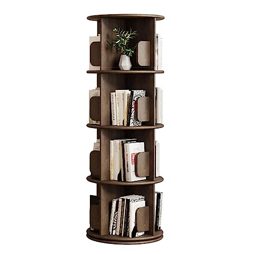 GHKFEJGDEN Bücherregale 360° drehbares Bücherregal aus Holz, stehendes Bücherregal im Retro-Stil, Bücherregal für Zuhause, Wohnzimmer, Bücherregal-Organizer, perfekte Möbel GHKFEJGDEN Bücherregale 360° drehbares Bücherregal aus Holz, stehendes Bücherregal im Retro-Stil, Bücherregal für Zuhause, Wohnzimmer, Bücherregal-Organizer, perfekte Möbel von GHKFEJGDEN
