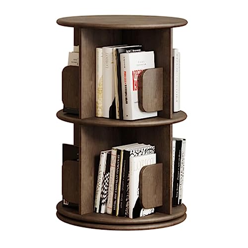 GHKFEJGDEN Bücherregale 360° drehbares Bücherregal aus Holz, stehendes Bücherregal im Retro-Stil, Bücherregal für Zuhause, Wohnzimmer, Bücherregal-Organizer, perfekte Möbel GHKFEJGDEN Bücherregale 360° drehbares Bücherregal aus Holz, stehendes Bücherregal im Retro-Stil, Bücherregal für Zuhause, Wohnzimmer, Bücherregal-Organizer, perfekte Möbel von GHKFEJGDEN