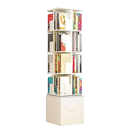 GHKFEJGDEN Bücherregale 360 ° drehbares Bücherregal aus Holz, stehendes Bücherregal mit Schränken, mehrere Ebenen, Bücherregal für Arbeitszimmer, Bücherregale, perfekte Möbel GHKFEJGDEN Bücherregale 360 ° drehbares Bücherregal aus Holz, stehendes Bücherregal mit Schränken, mehrere Ebenen, Bücherregal für Arbeitszimmer, Bücherregale, perfekte Möbel von GHKFEJGDEN